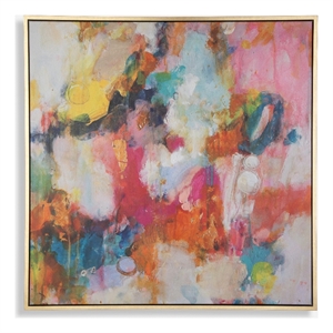 Uttermost A Colorful Mindset Framed Abstract Art in Multi-Color