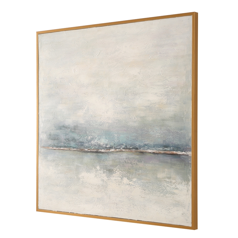 Uttermost Foggy Morning Abstract Art in Multi-Color