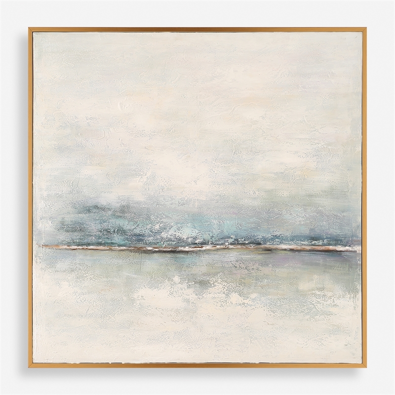 Uttermost Foggy Morning Abstract Art in Multi-Color