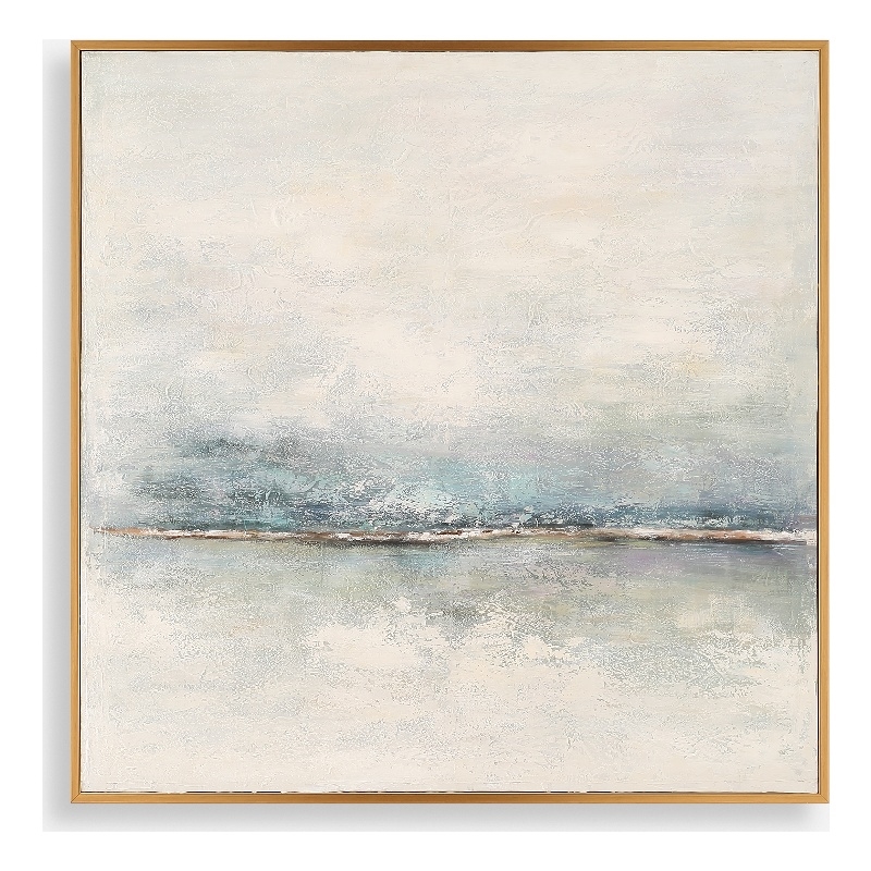 Uttermost Foggy Morning Abstract Art in Multi-Color