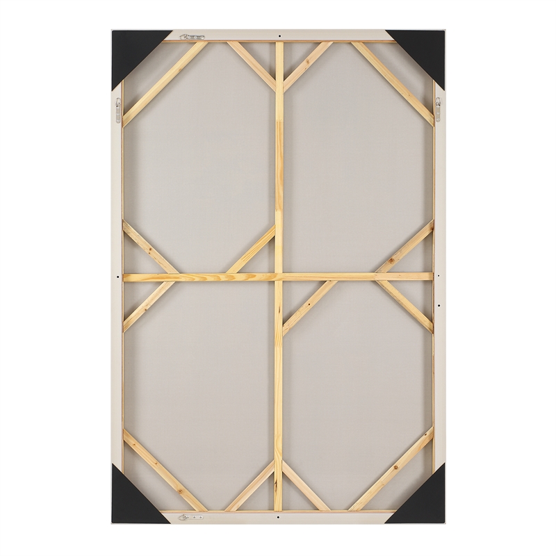 Uttermost Waterfront Geometric Abstract Art in Multi-Color
