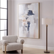 Uttermost Waterfront Geometric Abstract Art in Multi-Color