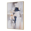 Uttermost Waterfront Geometric Abstract Art in Multi-Color