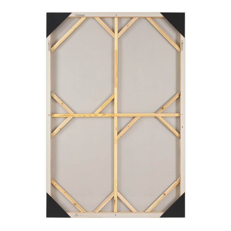 Uttermost Waterfront Geometric Abstract Art in Multi-Color