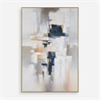 Uttermost Waterfront Geometric Abstract Art in Multi-Color