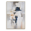 Uttermost Waterfront Geometric Abstract Art in Multi-Color