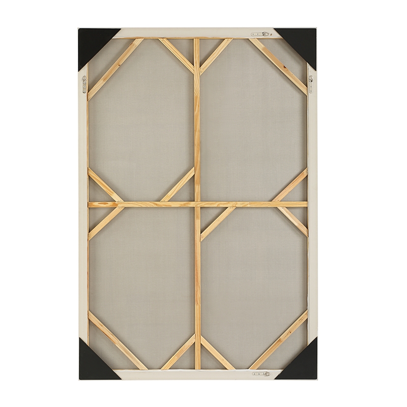 Uttermost Erase Canvas Abstract Art in Multi-Color