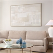 Uttermost Erase Canvas Abstract Art in Multi-Color