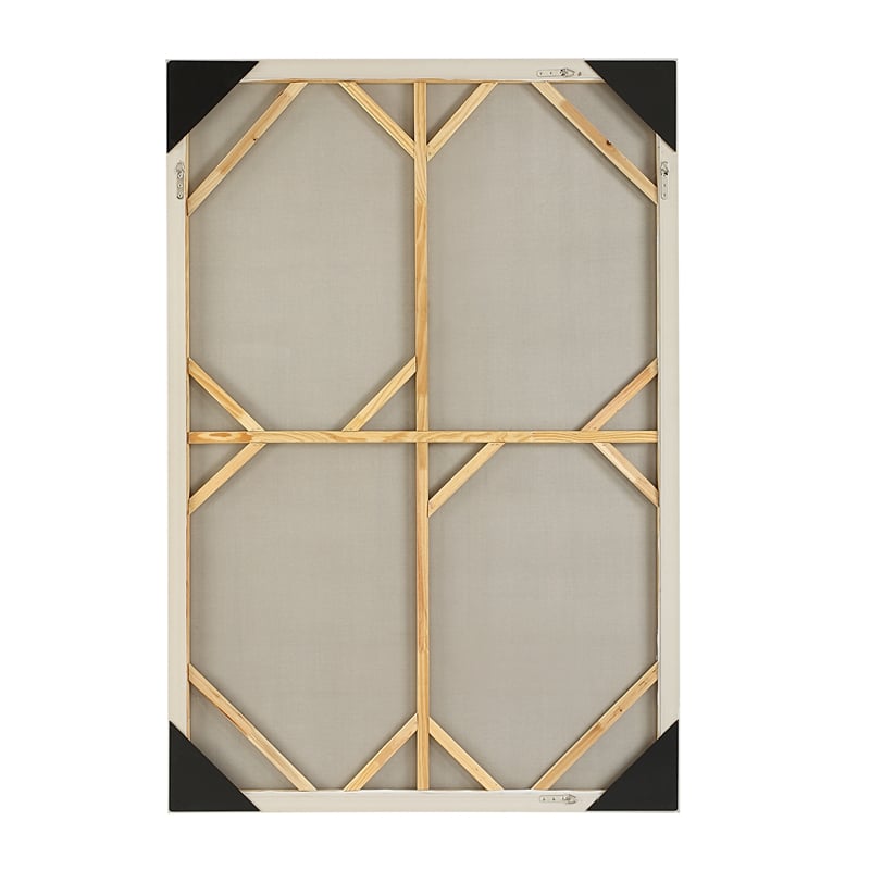 Uttermost Erase Canvas Abstract Art in Multi-Color