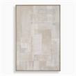 Uttermost Erase Canvas Abstract Art in Multi-Color