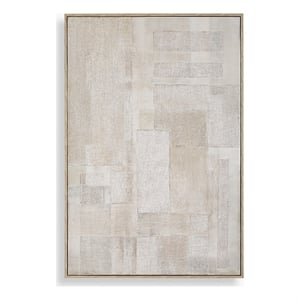 Uttermost Erase Canvas Abstract Art in Multi-Color