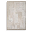 Uttermost Erase Canvas Abstract Art in Multi-Color
