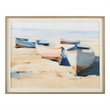 Uttermost Beached Boats Framed Print in Multi-Color