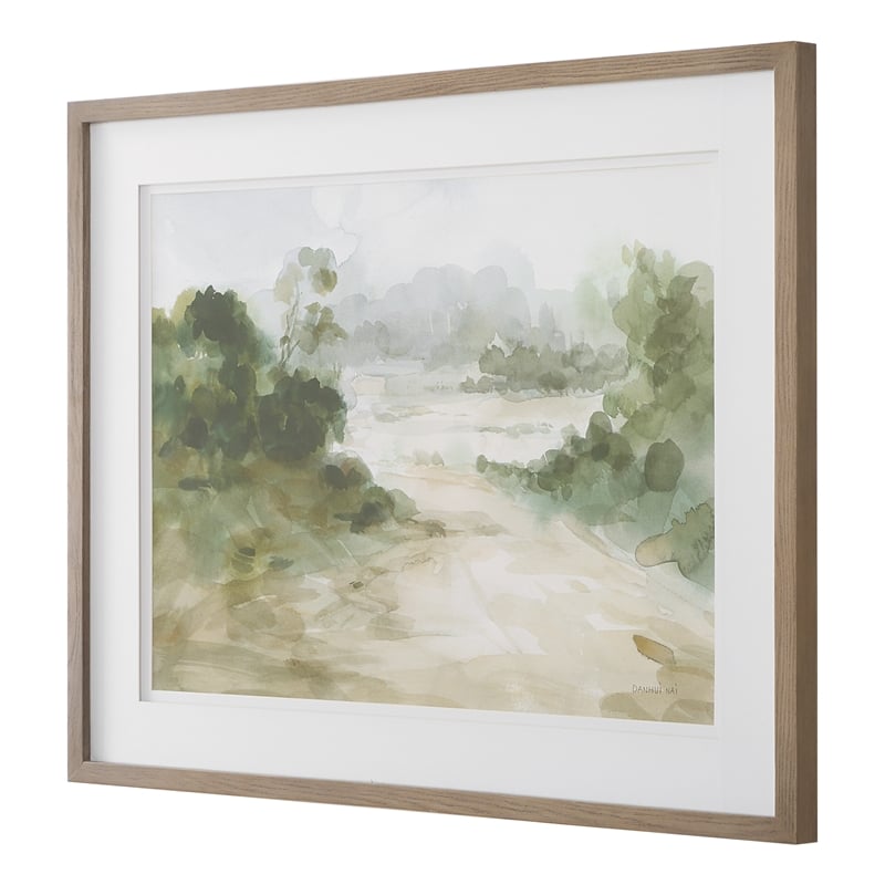 Uttermost Verdant Watercolor Landscape Print in Multi-Color