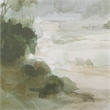 Uttermost Verdant Watercolor Landscape Print in Multi-Color