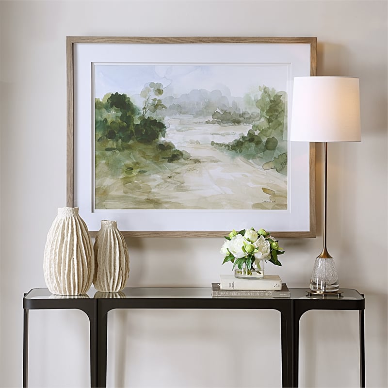 Uttermost Verdant Watercolor Landscape Print in Multi-Color