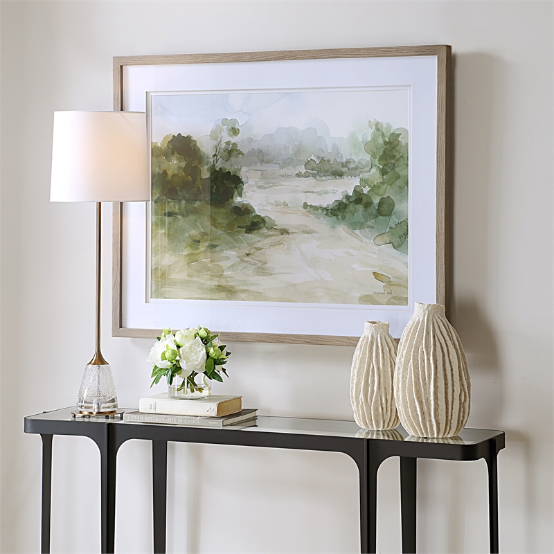 Uttermost Verdant Watercolor Landscape Print in Multi-Color