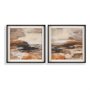 Uttermost Cinnamon Shore Framed Prints Set of 2