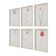 Uttermost Wild Flourish Framed Floral Prints in Multi-Color (Set of 6)