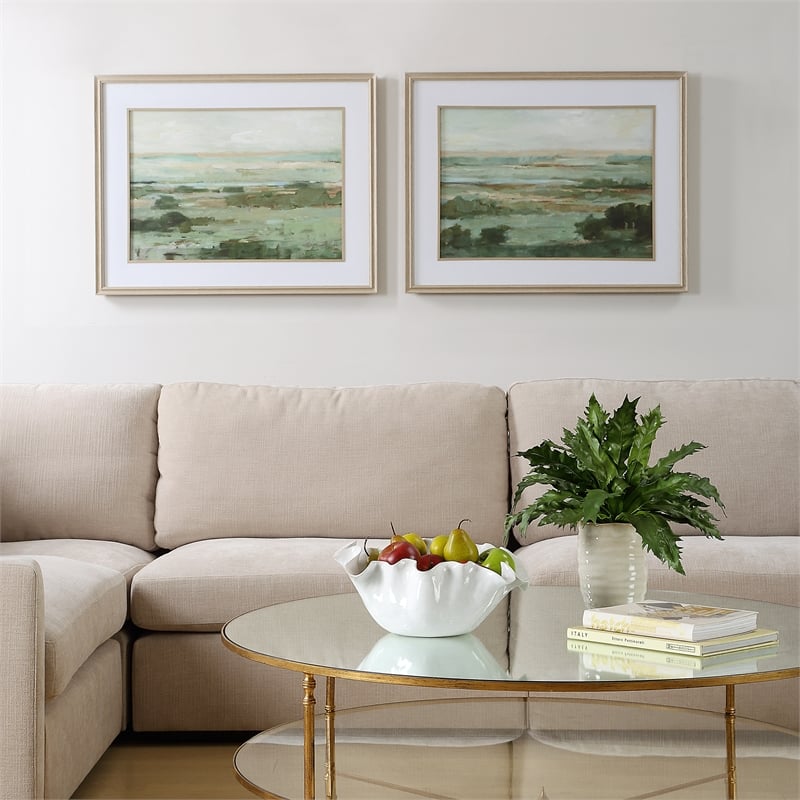 Uttermost Warm Valley Framed Prints in Multi-Color (Set of 2)
