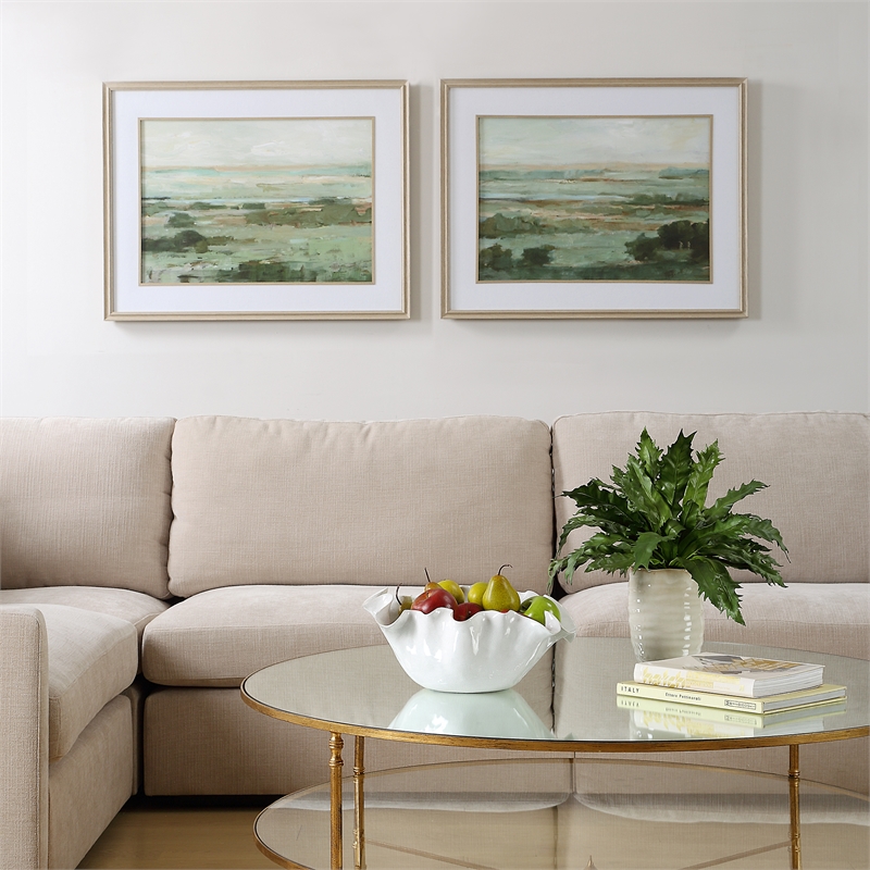 Uttermost Warm Valley Framed Prints in Multi-Color (Set of 2)