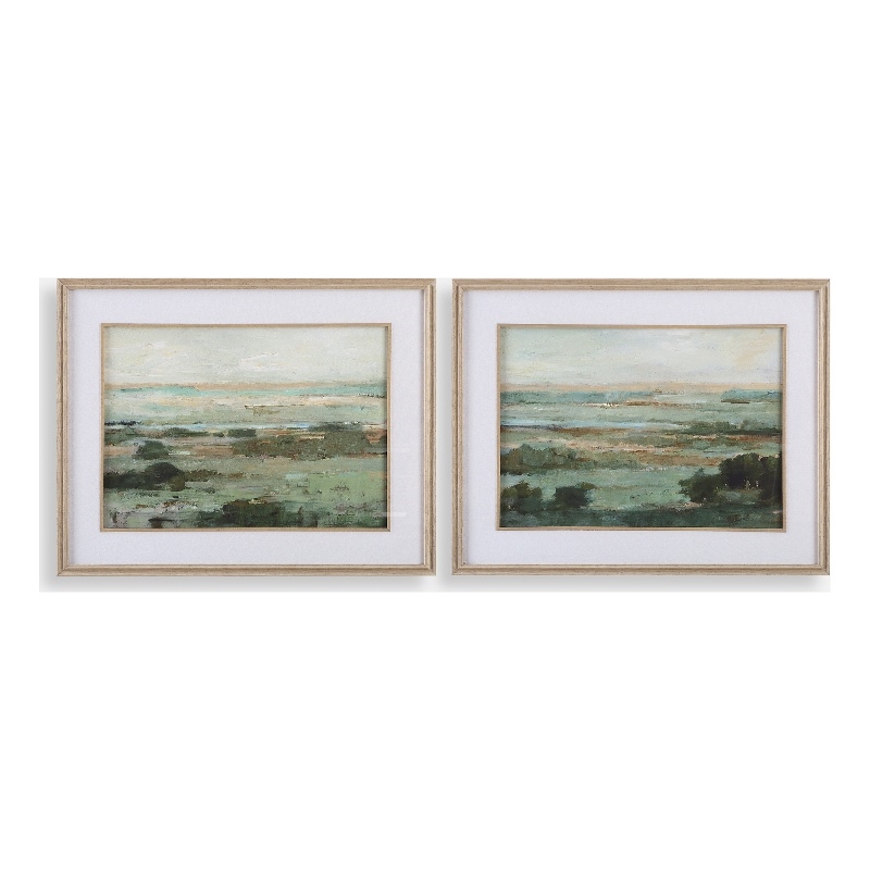 Uttermost Warm Valley Framed Prints in Multi-Color (Set of 2)