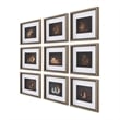 Uttermost Resting Bunny Framed Prints in Multi-Color (Set of 9)
