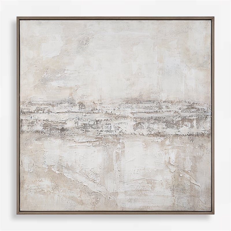 Uttermost Desert Oasis Abstract Canvas Art in Multi-Color