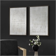 Uttermost Social Theory Framed Canvases Set of 2 in Brown