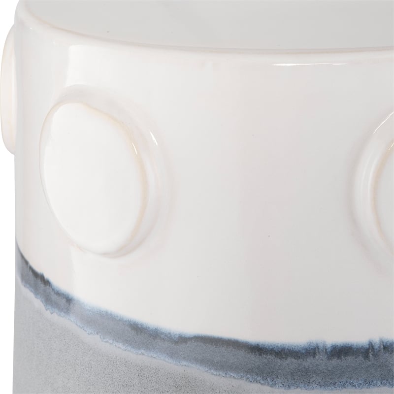 Uttermost Mulvane Ceramic Garden Stool in Multi-Color