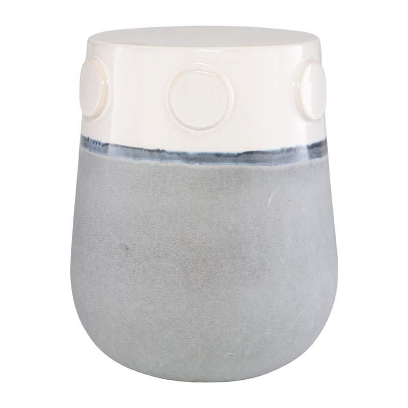 Uttermost Mulvane Ceramic Garden Stool in Multi-Color