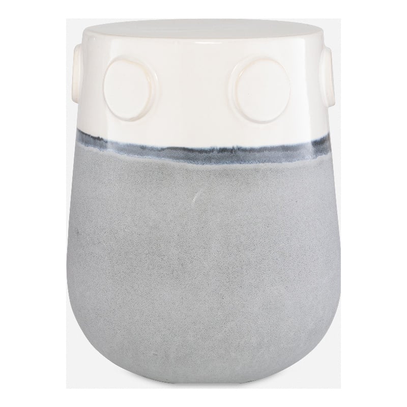 Uttermost Mulvane Ceramic Garden Stool in Multi-Color