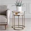 Uttermost Aragon White Nesting Tables Set of 2
