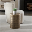 Uttermost Odin Antique Brass Accent Table