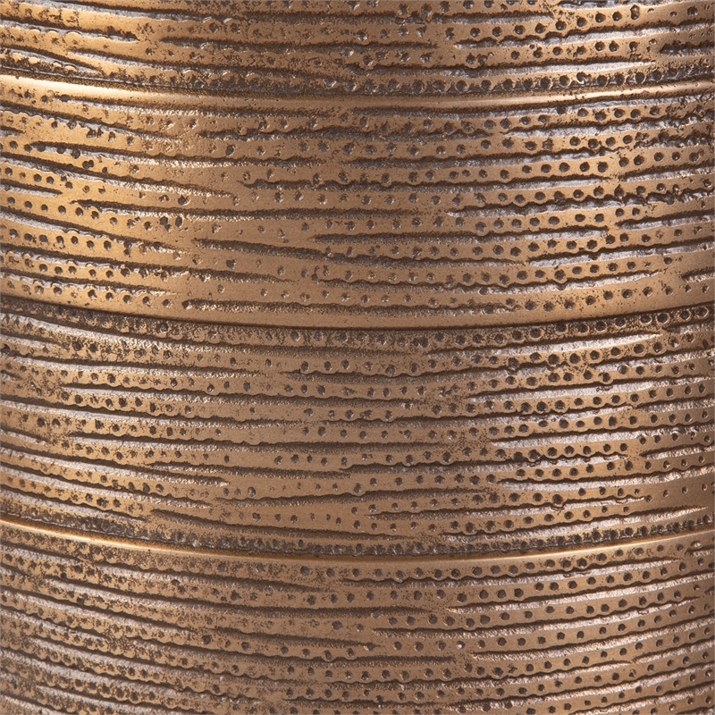 Uttermost Odin Antique Brass Accent Table