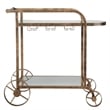 Uttermost Carrinho Antique Brass Bar Cart