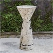 Uttermost Lenora Stone Drink Table in Multi-Color