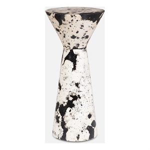 Uttermost Lenora Stone Drink Table in Multi-Color