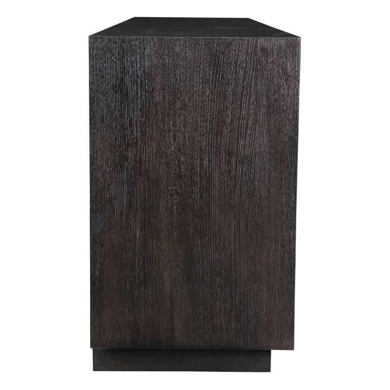 Uttermost Faulkner 4 Door Cabinet in Dark Oak