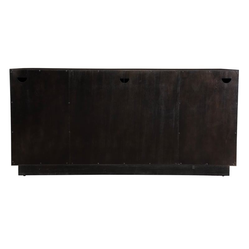 Uttermost Faulkner 4 Door Cabinet in Dark Oak