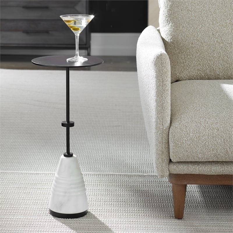 Uttermost Kincaid Metal Drink Table in Multi-Color
