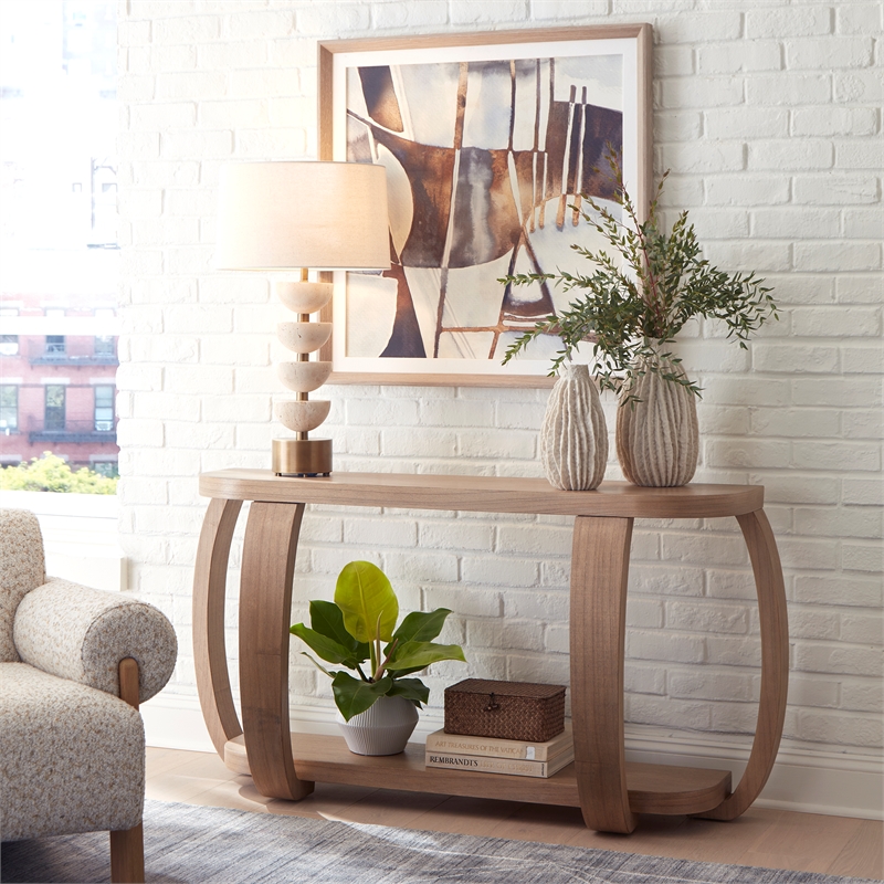 Uttermost Adona Wood Console Table in Natural