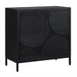 Uttermost Beswick Black 2 Door Cabinet