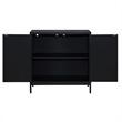 Uttermost Beswick Black 2 Door Cabinet