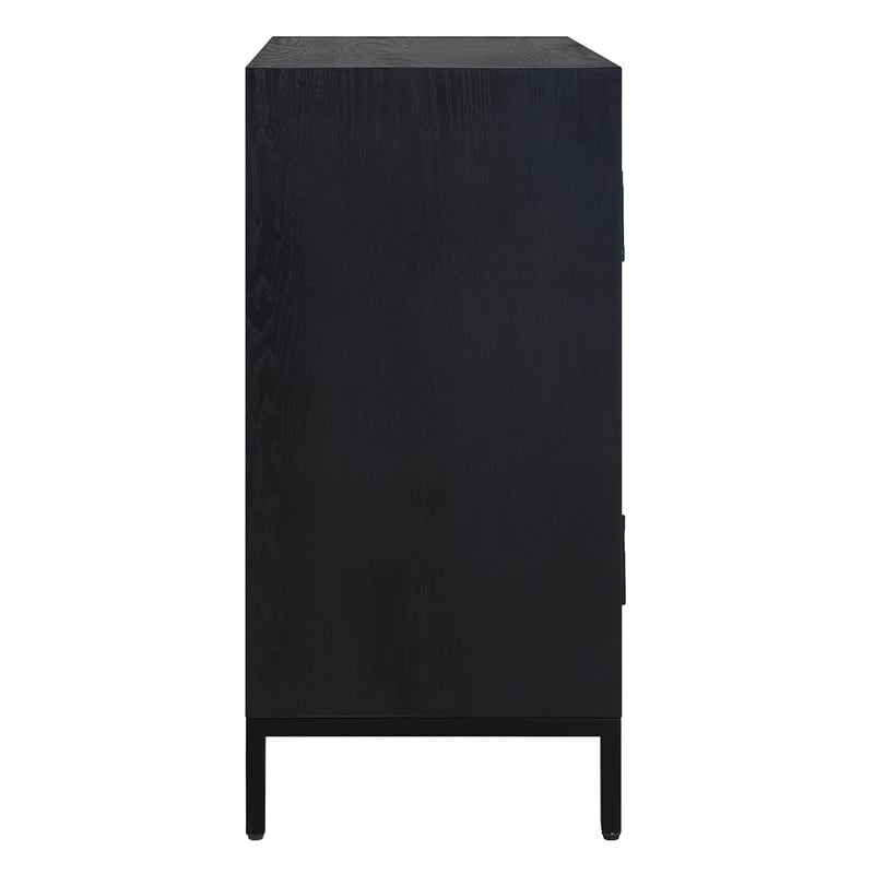 Uttermost Beswick Black 2 Door Cabinet