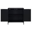 Uttermost Beswick Black 2 Door Cabinet