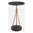Uttermost Rosston Black Marble Accent Table
