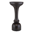 Uttermost Gambit Hourglass Accent Table in Black