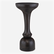 Uttermost Gambit Hourglass Accent Table in Black