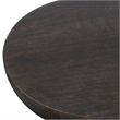 Uttermost Gambit Hourglass Accent Table in Black